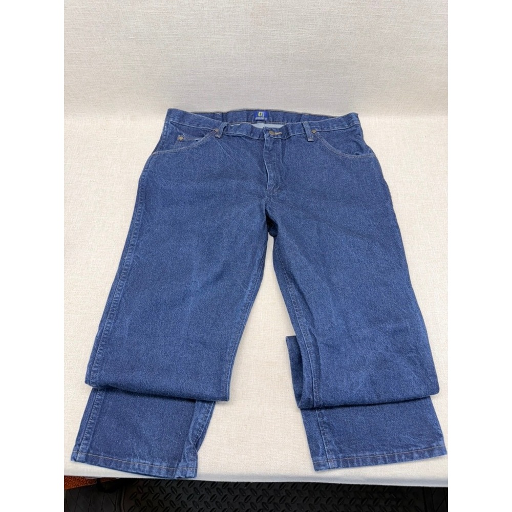 Wrangler‎ 47MWZPW Premium Performance Cowboy Cut Jeans Mens 38x30 Regular Blue